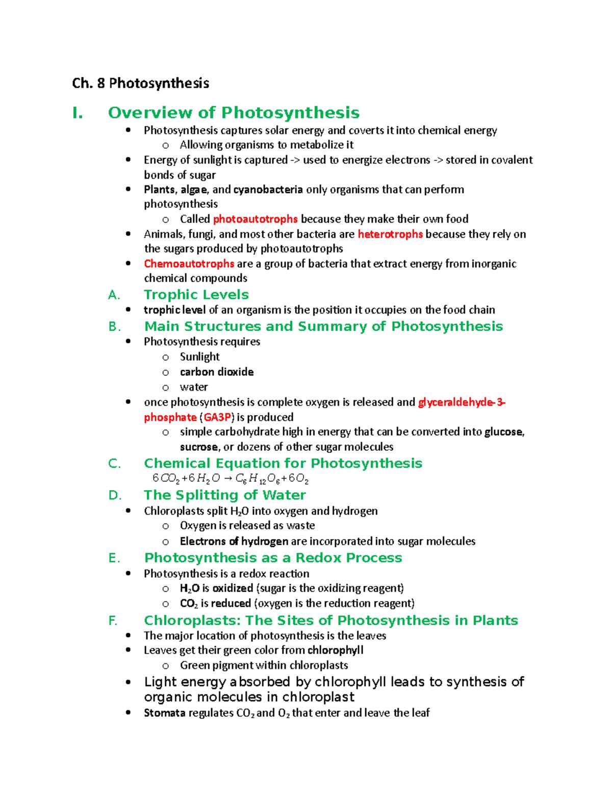 chapter 8 photosynthesis review answer key chapter 8 photosynthesis review answer key