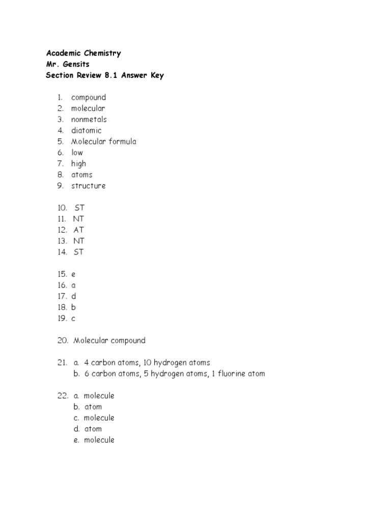 chapter 8 study guide ionic compounds answer key