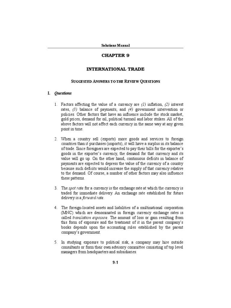 chapter 9 review answer key