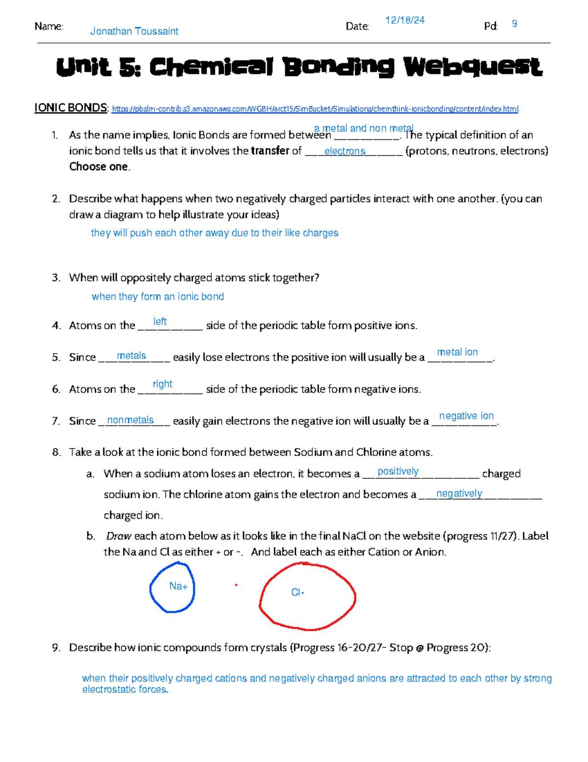 chemistry bonding packet worksheet 5 answer key chemistry bonding packet worksheet 5 answer key