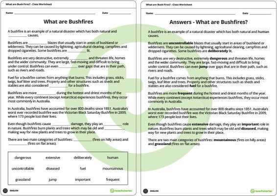 cloze ing in on science word bank answer key