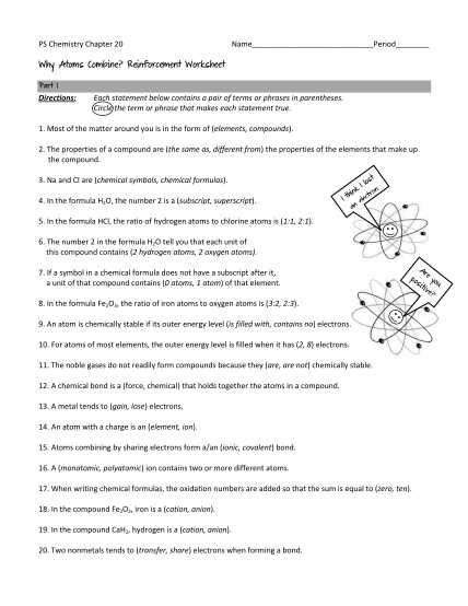 combining ions chem worksheet 8 3 answer key