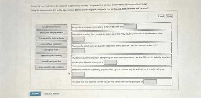 community ecology answer key