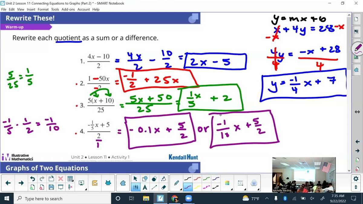 connected mathematics 2 answer key