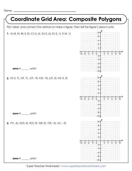 coordinate grid worksheets answer key