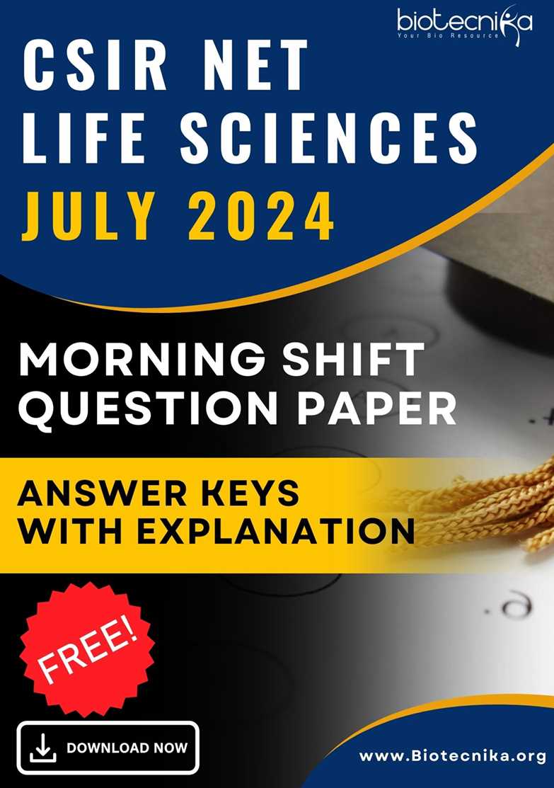 csir net life science dec 2026 answer key