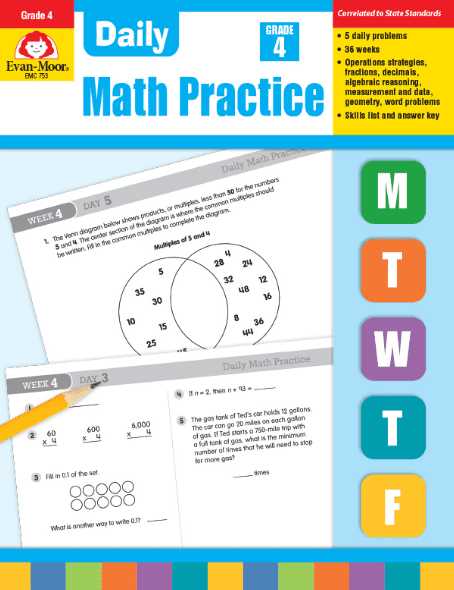 daily math practice grade 5 week 53 answer key