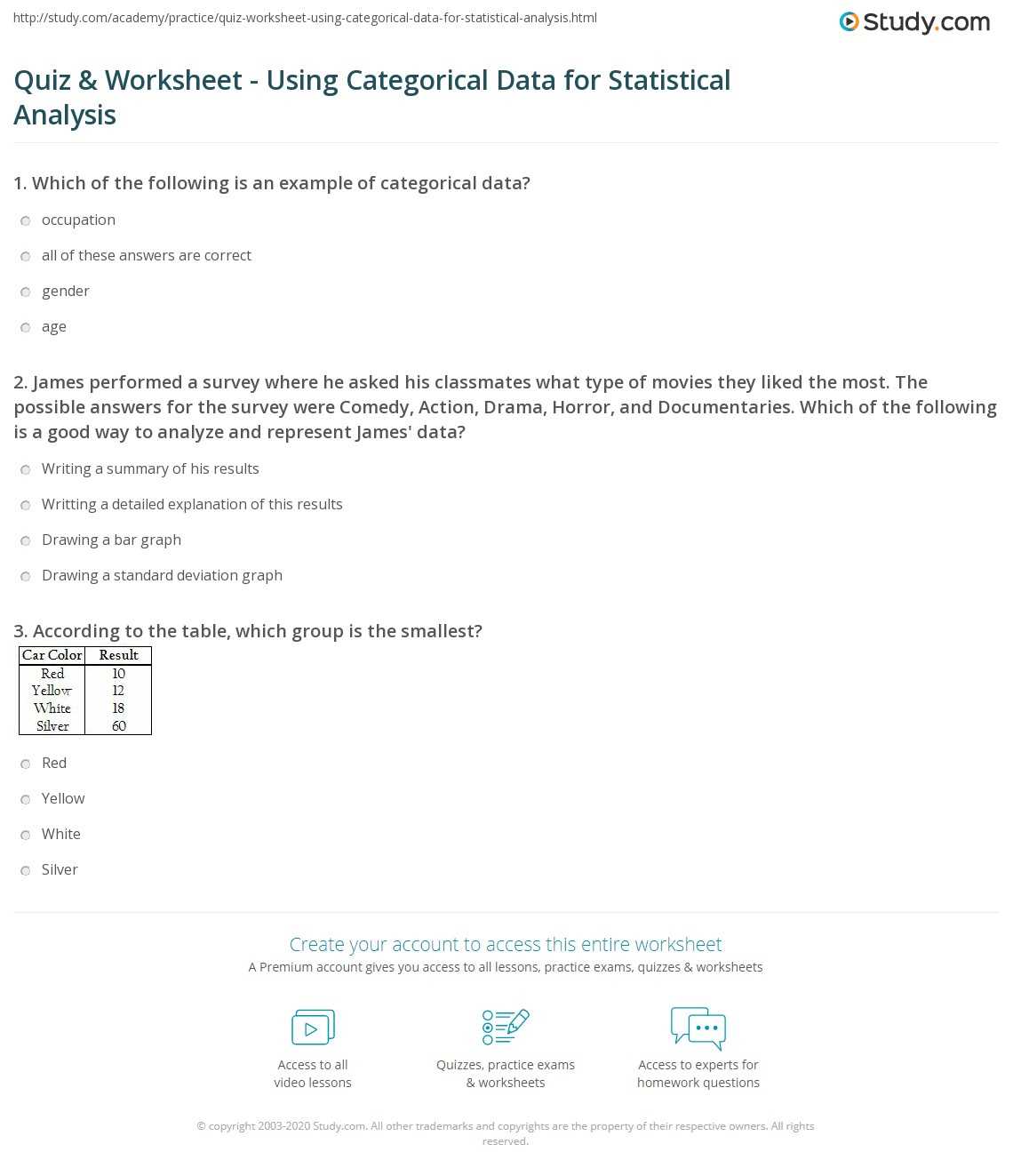 data analysis practice answer key