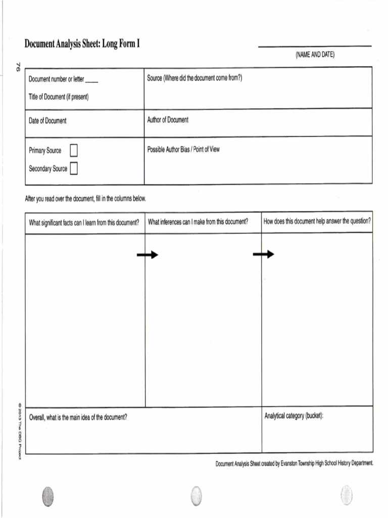dbq examining primary sources answer key