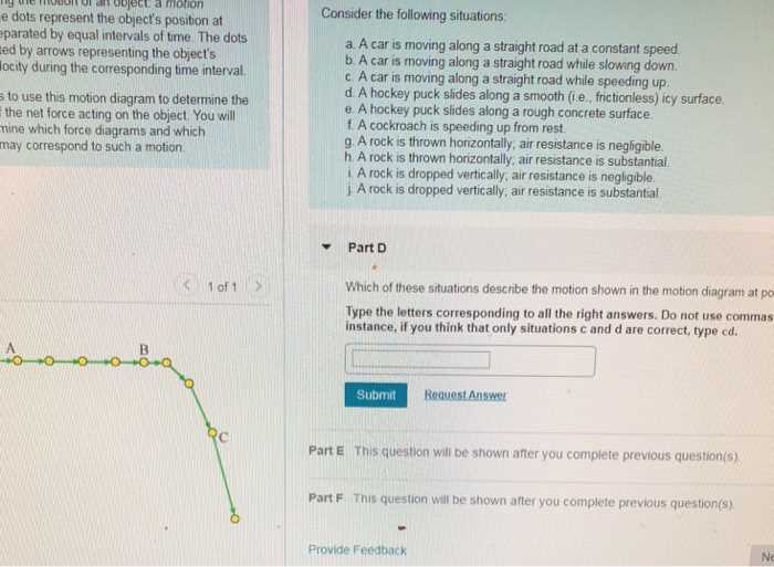 describing motion with diagrams answer key