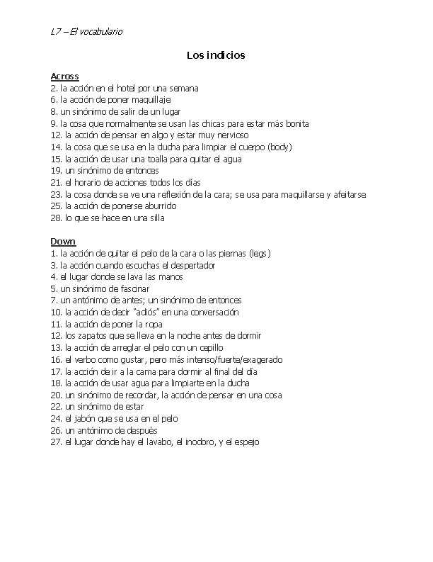 descubre 1b answer key