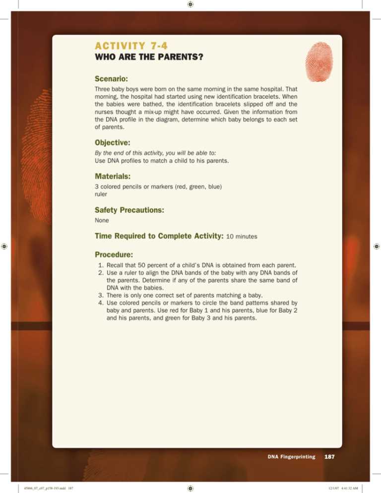 dna fingerprinting & paternity worksheet answer key dna fingerprinting & paternity worksheet answer key