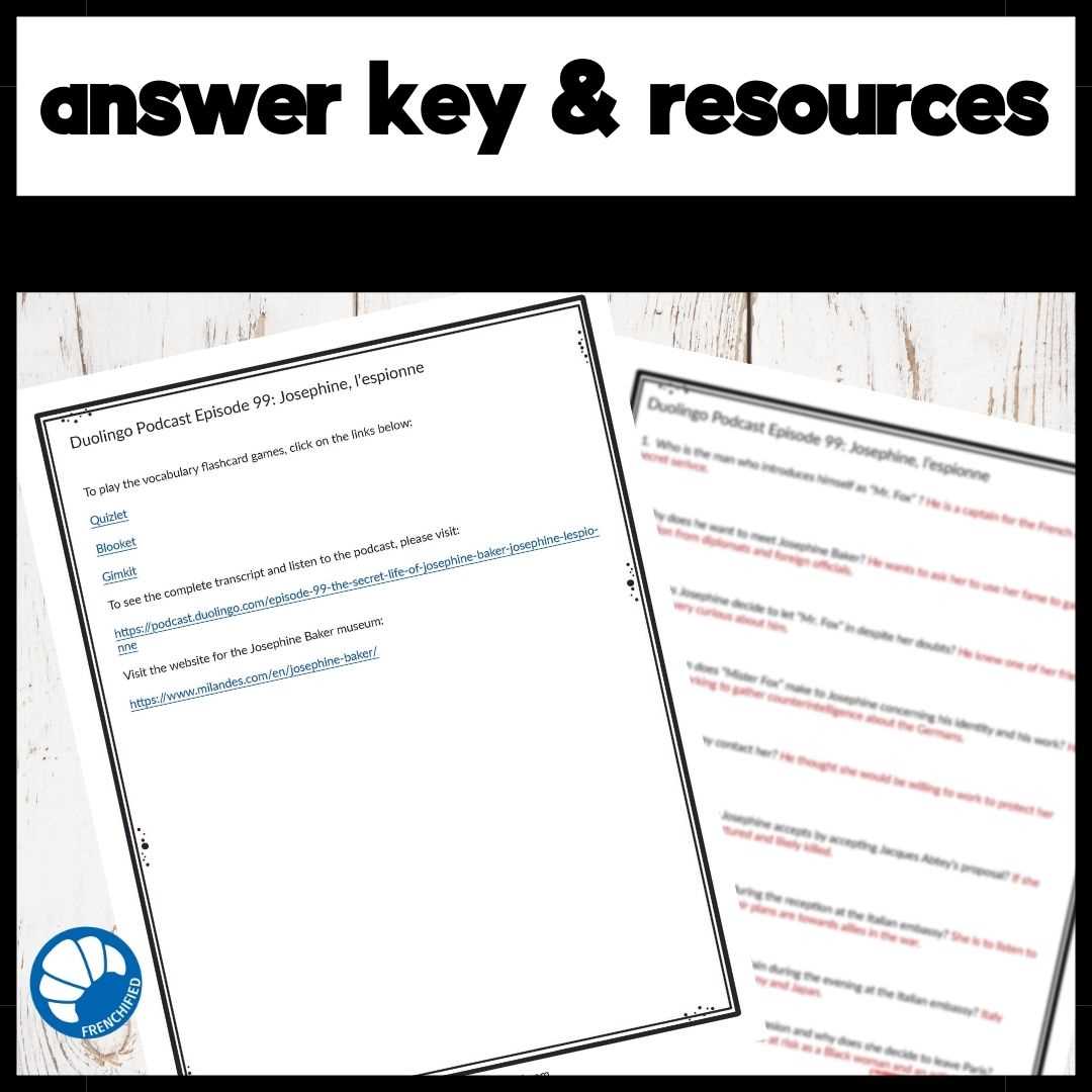 duolingo answer key