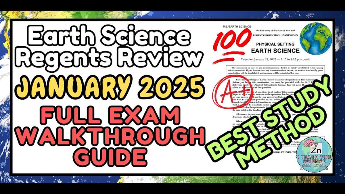 earth science regents 2026 answer key