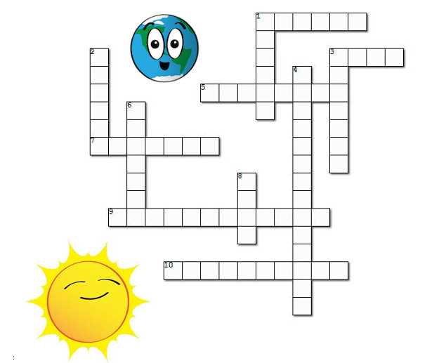 earth science word scramble answer key