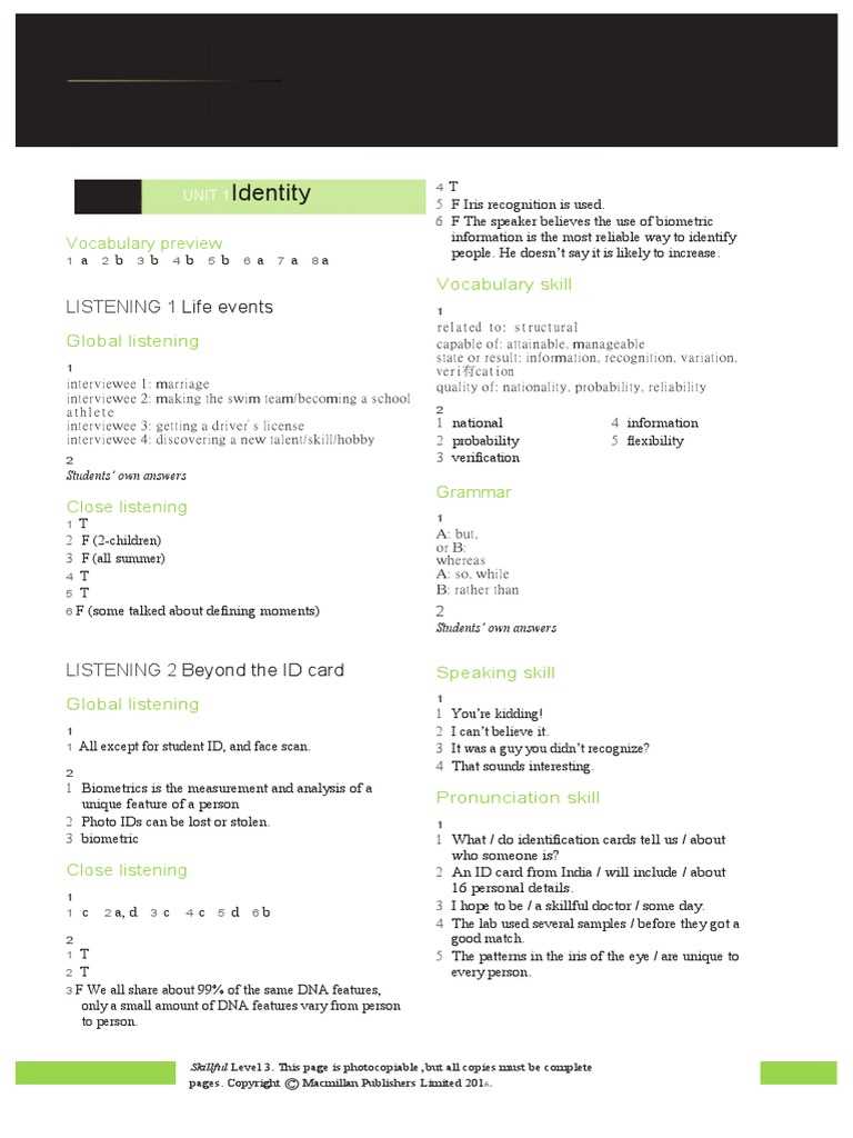 el foundational skills homework answer key
