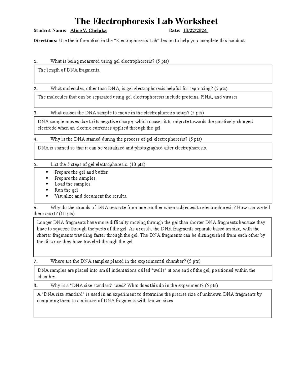 electrophoresis haspi medical biology lab 18b 18c answer key