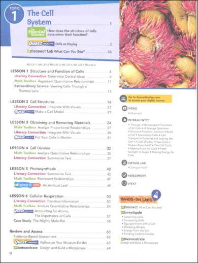 elevate science answer key