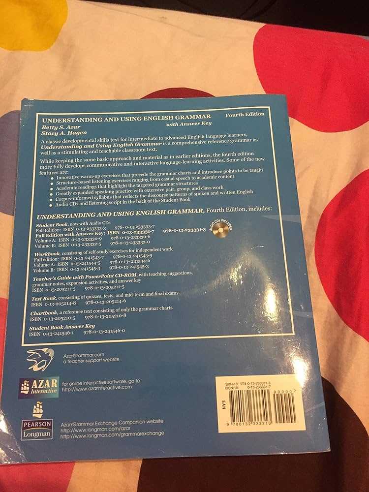 english grammar fourth edition volume b answer key
