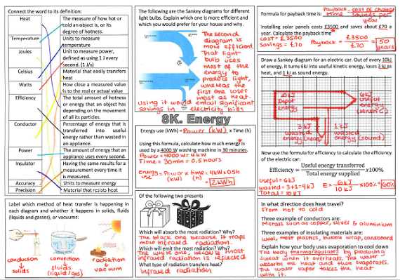 exploring energy transfer answers key