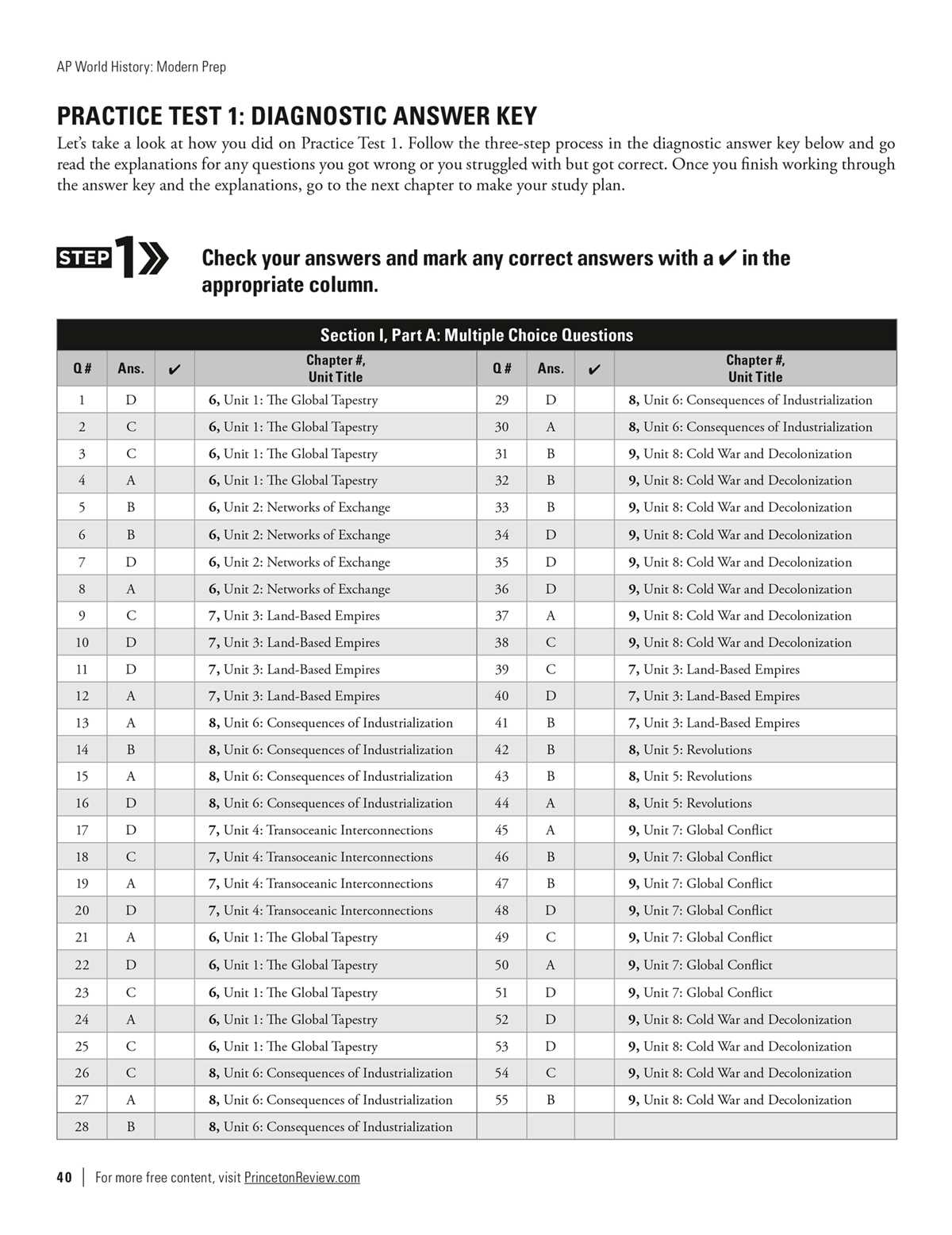 extended practice answer key