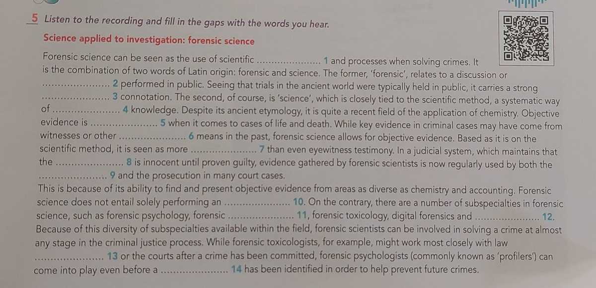 eyewitness testimony and forensic science answer key