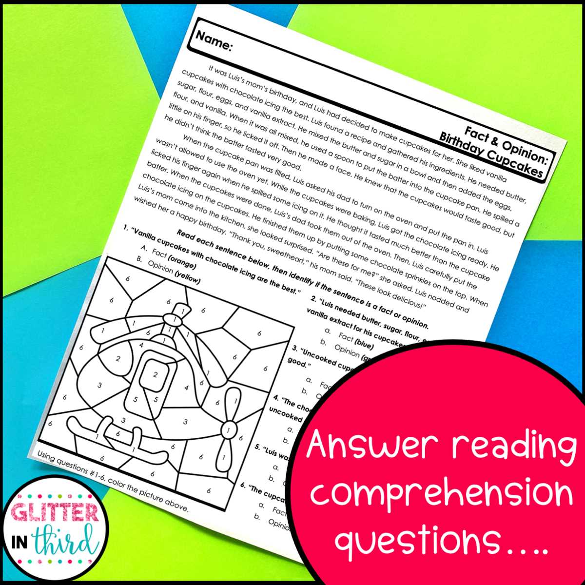 fact or opinion worksheet answer key