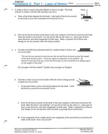 force and motion around the room circuit answer key