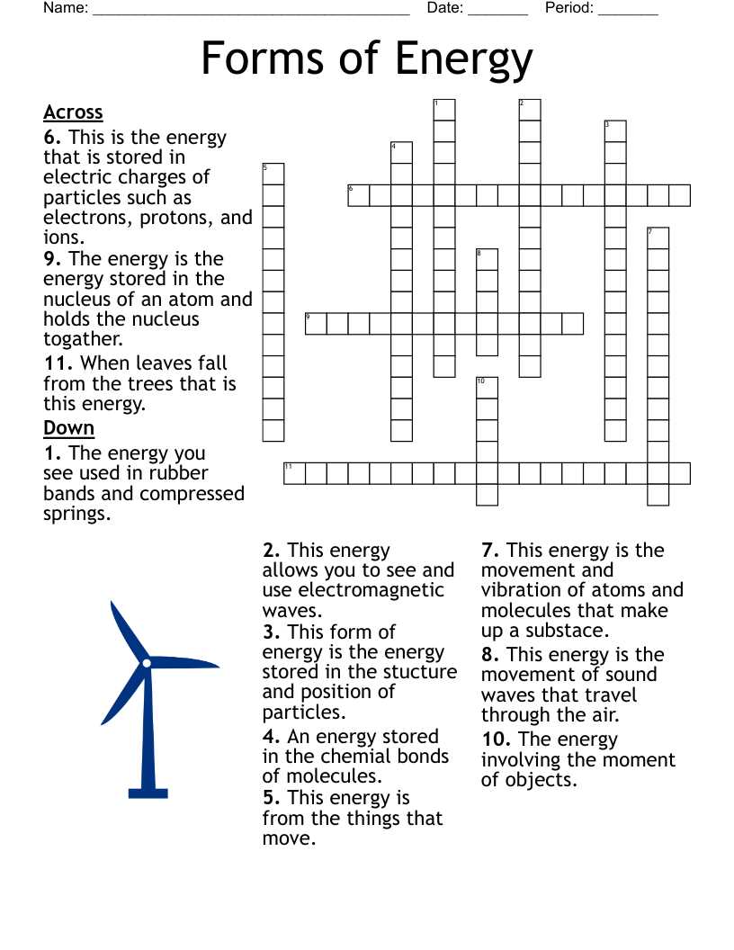 forms of energy answer key