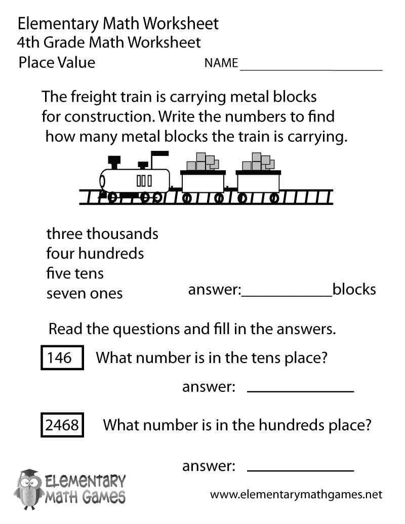 free printable 4th grade worksheets with answer key free printable 4th grade worksheets with answer key