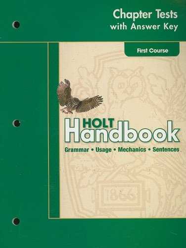 from at loafing holt answer key