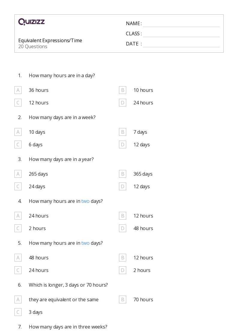 generating equivalent expressions lesson 10 3 answer key