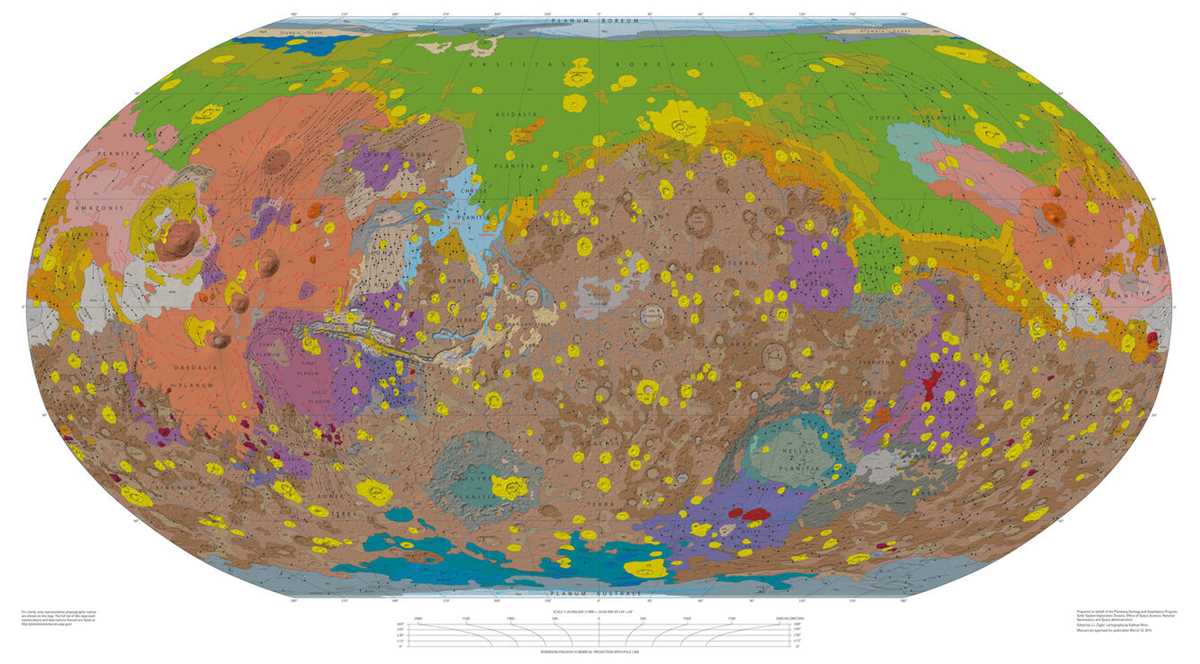 geology on mars answer key