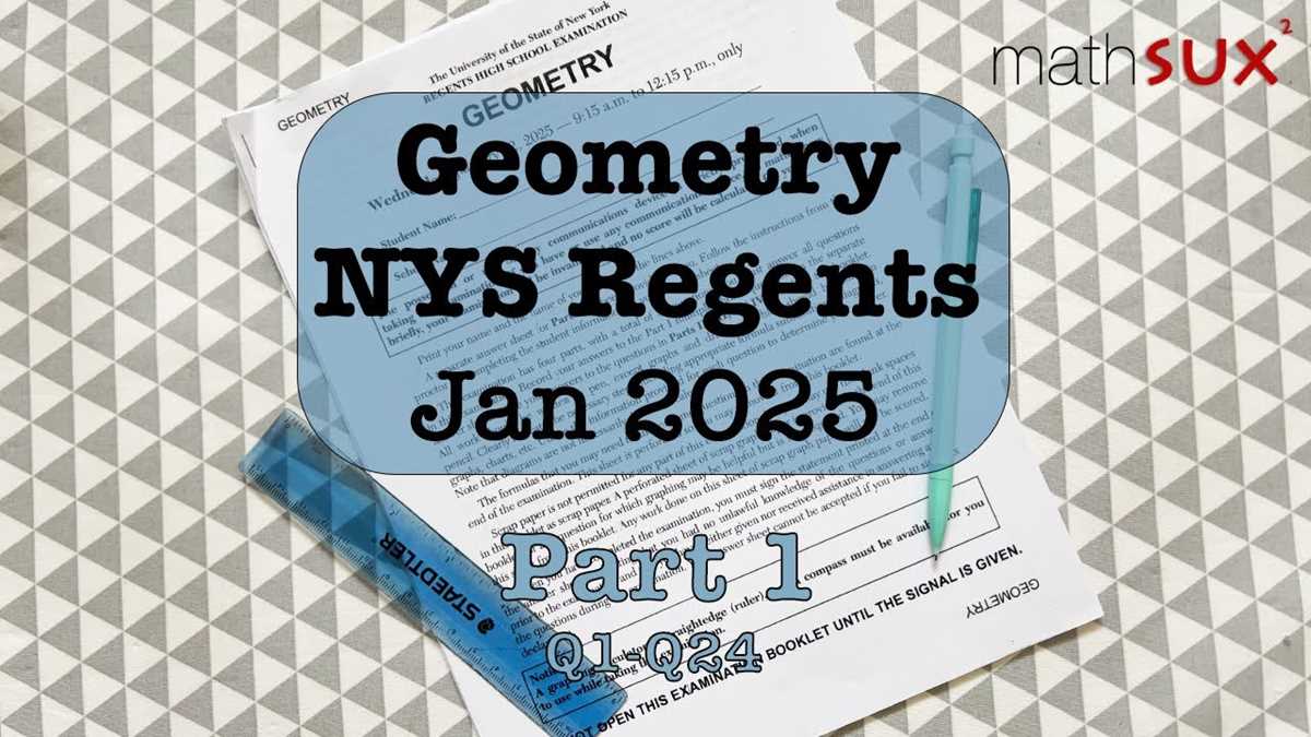 geometry regents answer key