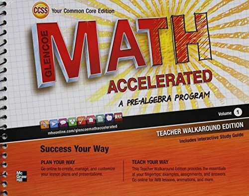 glencoe math accelerated 7 pre algebra program answer key
