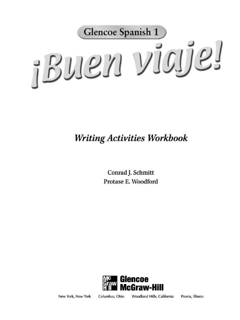 glencoe spanish 2 buen viaje answer key