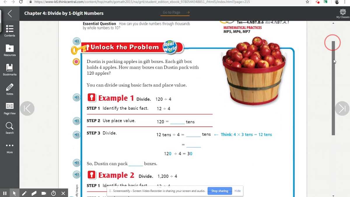 go math 4 grade answer key 240
