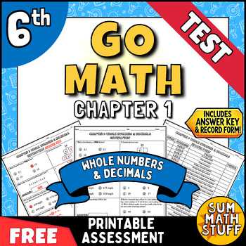 go math 4th grade answer key chapter 6