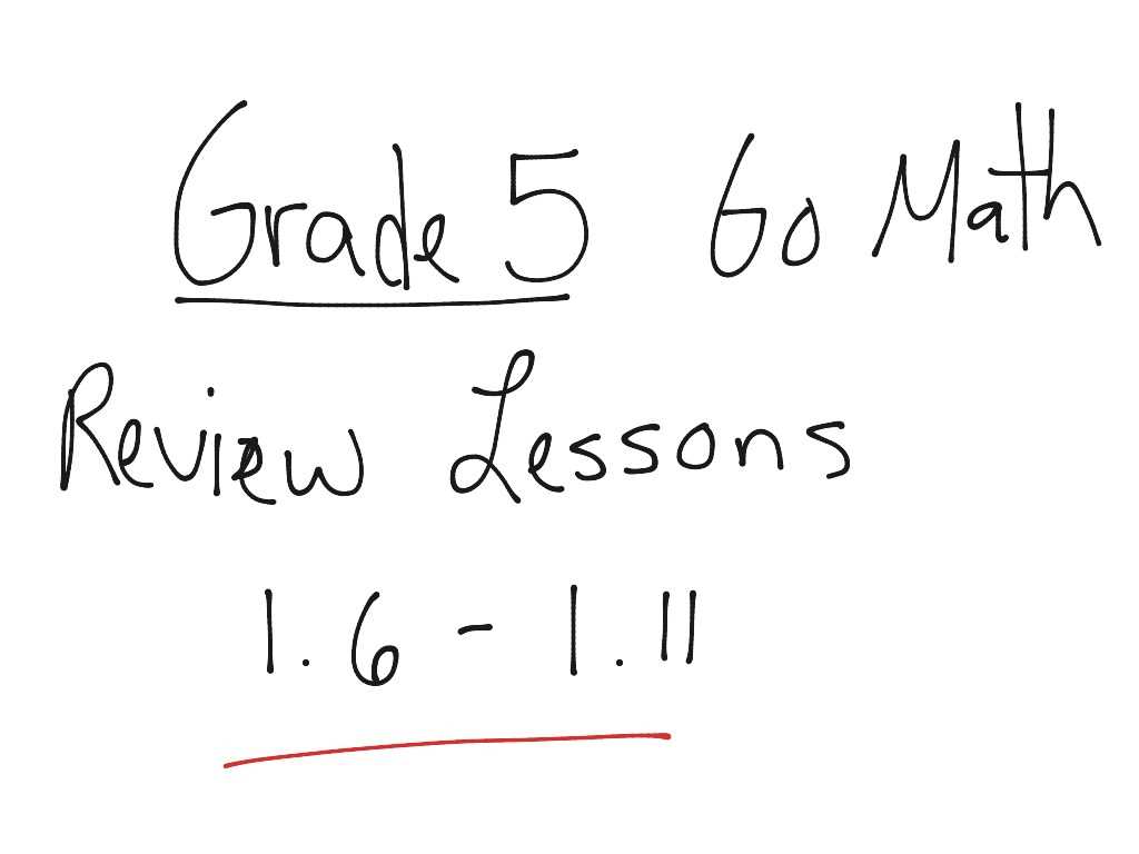 go math grade 5 answer key chapter 11