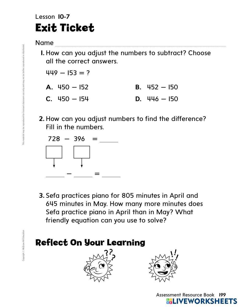 go math grade 5 answer key homework book chapter 1