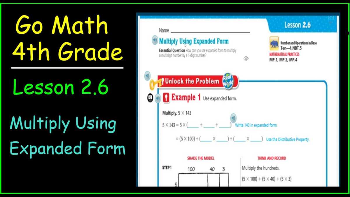 go math grade 5 chapter 2 lesson 2.6 answer key