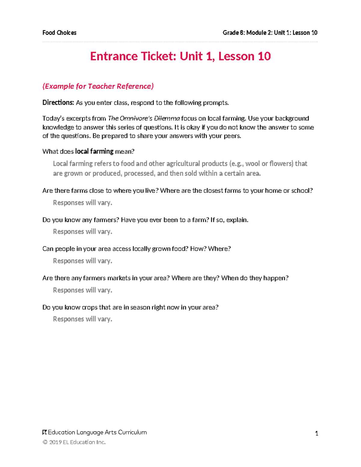 grade 8 module 2 unit 1 lesson 16 answer key