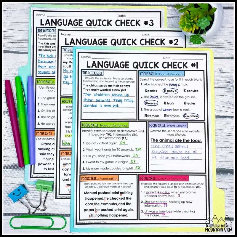 grammar edit bell ringer response sheet week 30 answer key grammar edit bell ringer response sheet week 30 answer key