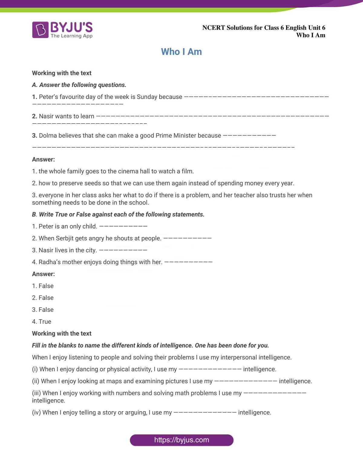 grammar in context 3 sixth edition answer key