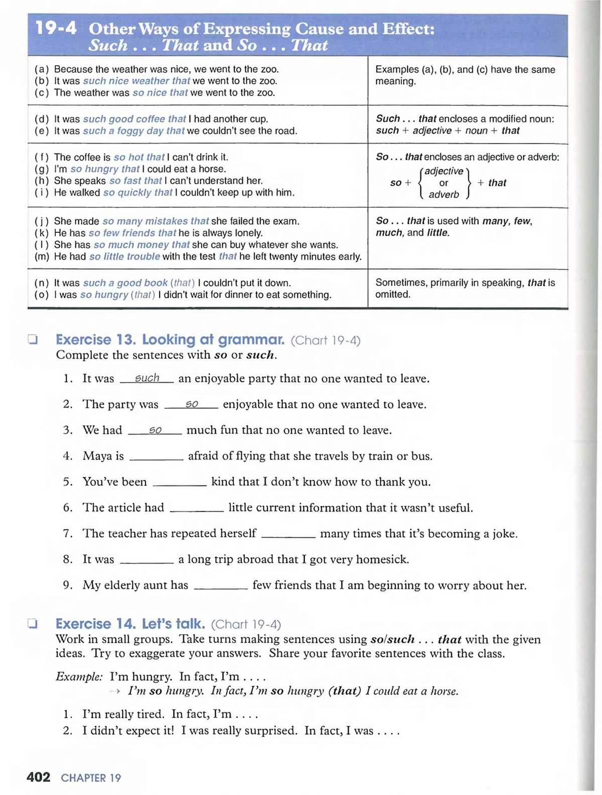 grammar notes lesson 12 understanding modifiers answer key