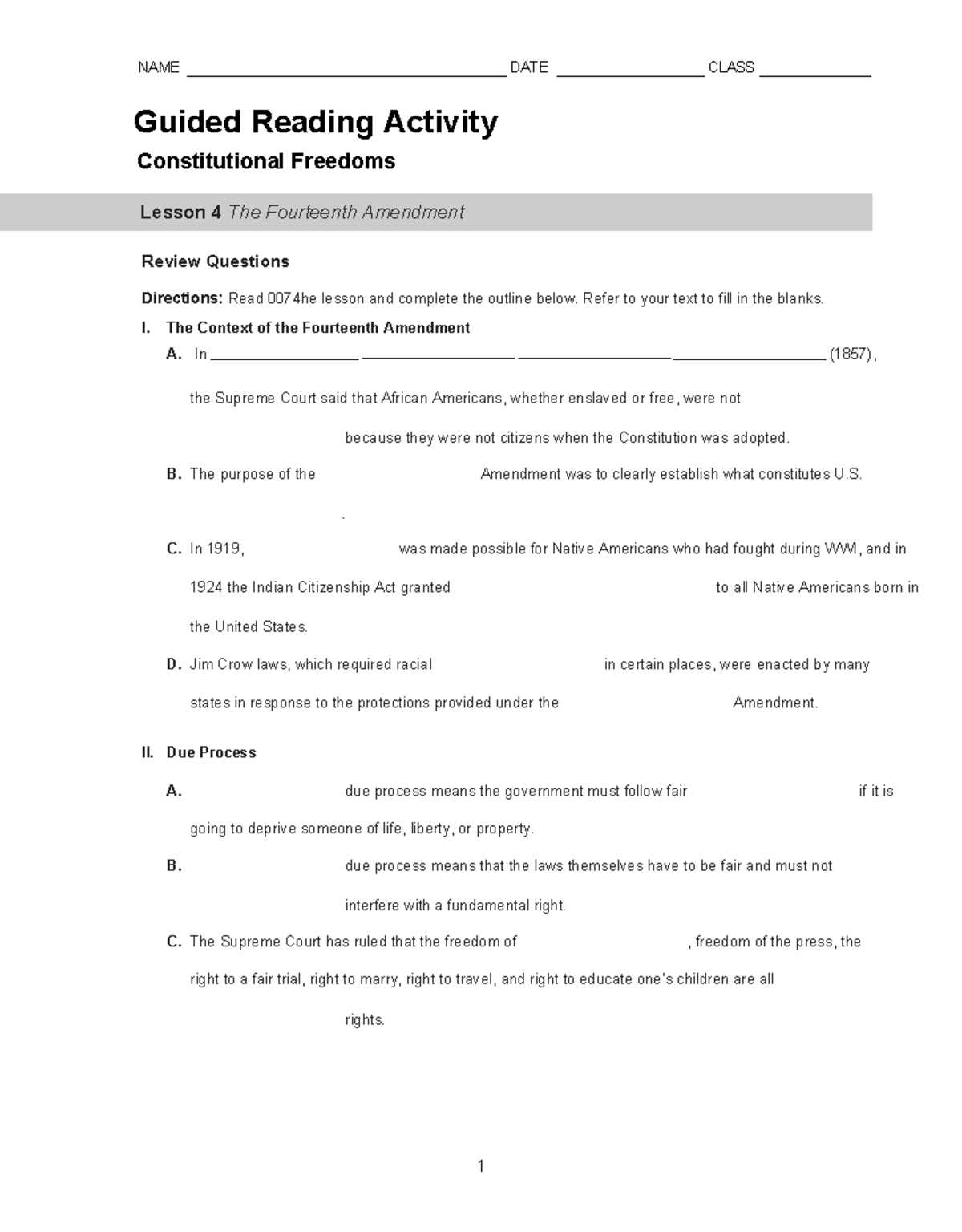 guided reading activity 14 3 answer key