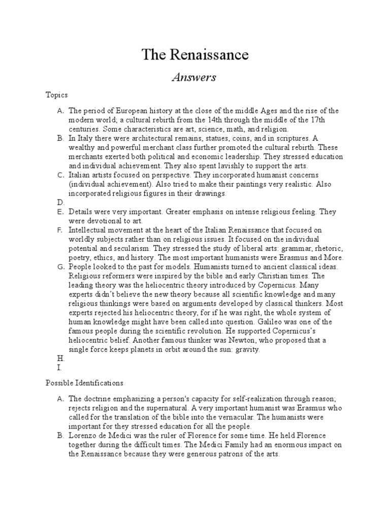 guided reading activity 5 1 the renaissance answer key