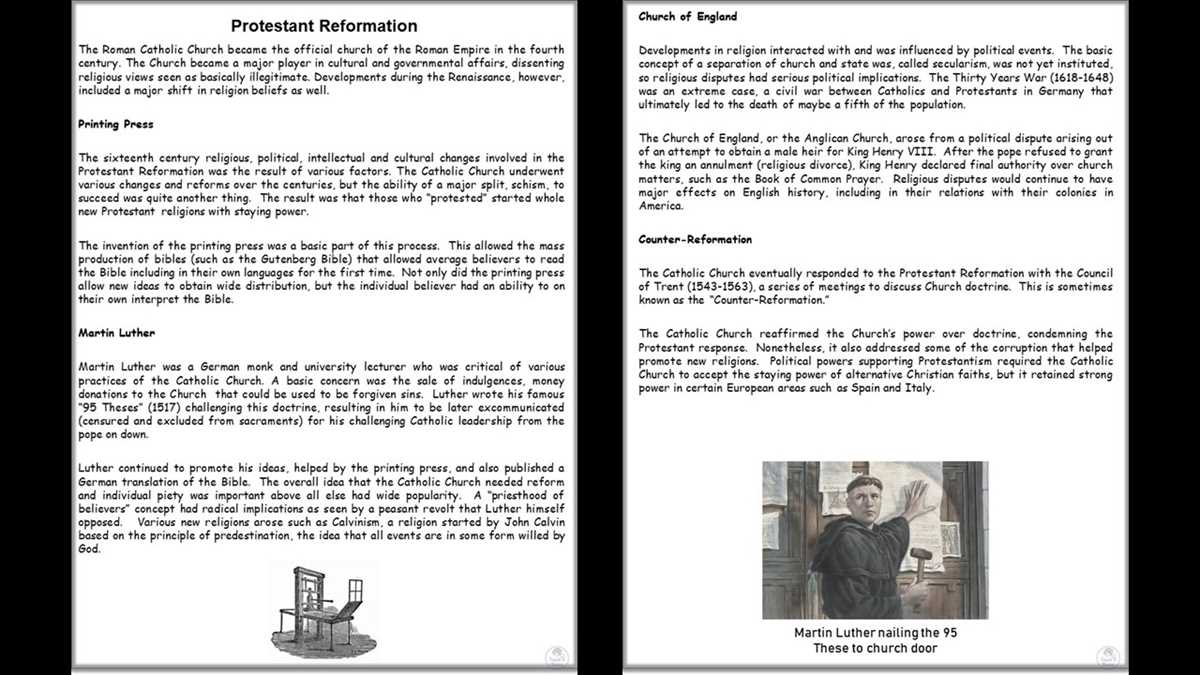 guided reading activity 5 3 the protestant reformation answer key
