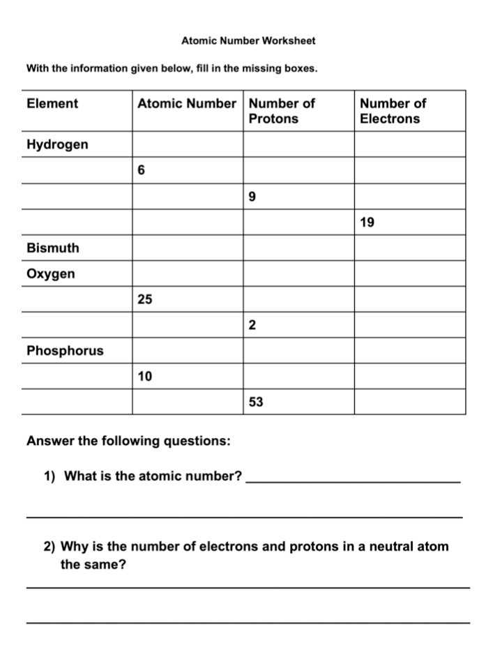 high school isotopes worksheet answers key
