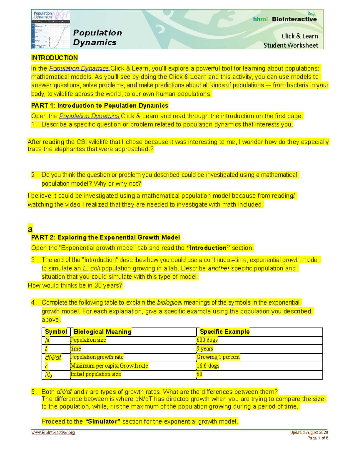 holt environmental science how populations change in size answer key